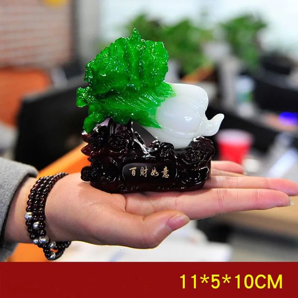 Высококачественная традиционная нефритовая форма китайская капустная смоля украшения украшения подарки подарки в магазин дома 240517
