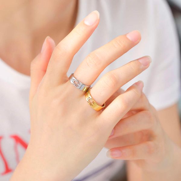 Anel de aranha de aço inoxidável para homens mulheres mm anéis de dedos largos Hip Hop Punk Jewelry Birthday Gift atacado