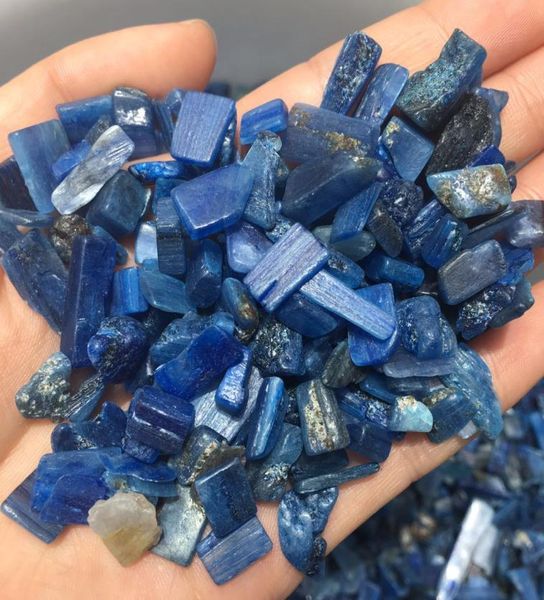 50g hochwertige natürliche rohe Kyanit -Chips Blau Kristall Quarz Rough Stones Mineralproben Heilung1200406