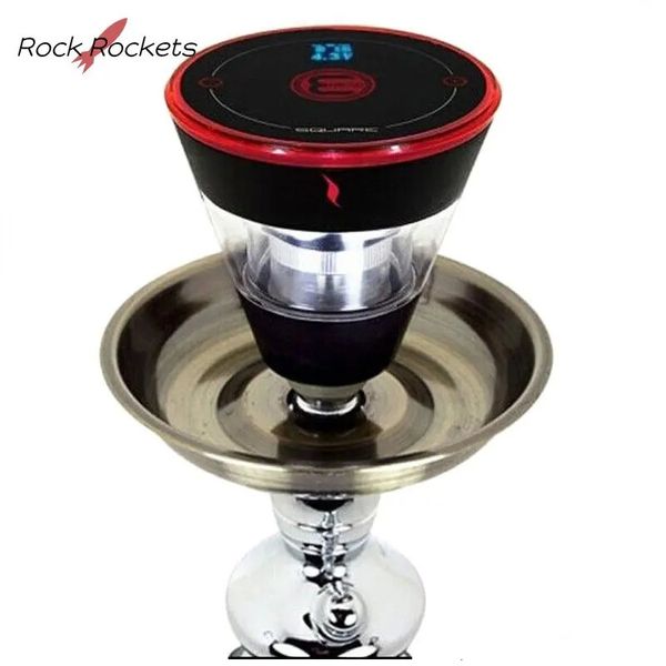 R R RA ARAB Square Electric Elead Elead Hookah Riscaldamento stufa 2000Mah Shisha Charcoal Chicha Bowl set per accessori per fumare 240509