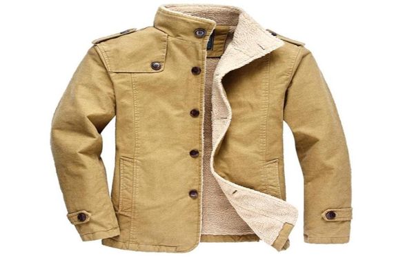 Nuovo giacca invernale Mens Coat da esterno per bomber da cargo bomber di miliari pelliccia foderata cappotti caldi camionista per camionista per pile per men24988092400