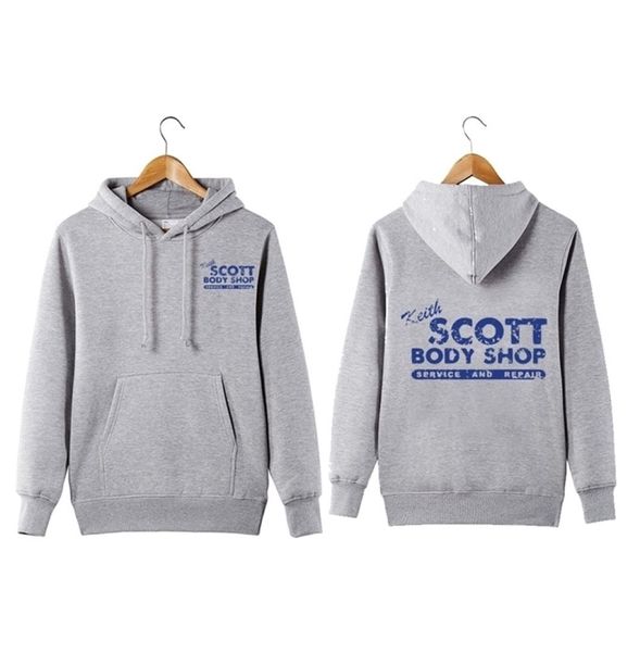 Vintage Style Keith Body Shop Pullover Hoodie One Tree Hill Auto Mechaniker Keith Body Shop Hoodie Pullovershirt LJ2012236243089