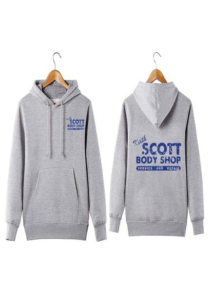 Vintage Style Keith Scott Body Shop Pullover Hoodie One Tree Hill Auto Mechaniker Keith Scott Body Shop Hoodie Pullovershirt CX2008079006883