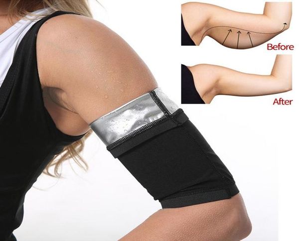 Women039s Shapers Women Women Body Sculpting Arm Cover Yoga Exercício de fitness Slimming Sweat Belt Protector Sauna Braços Sl8537427