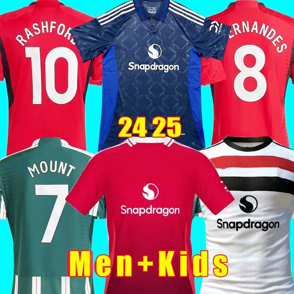 23 24 25 Rashford Casemiro Mount Amrabat Fußballtrikot