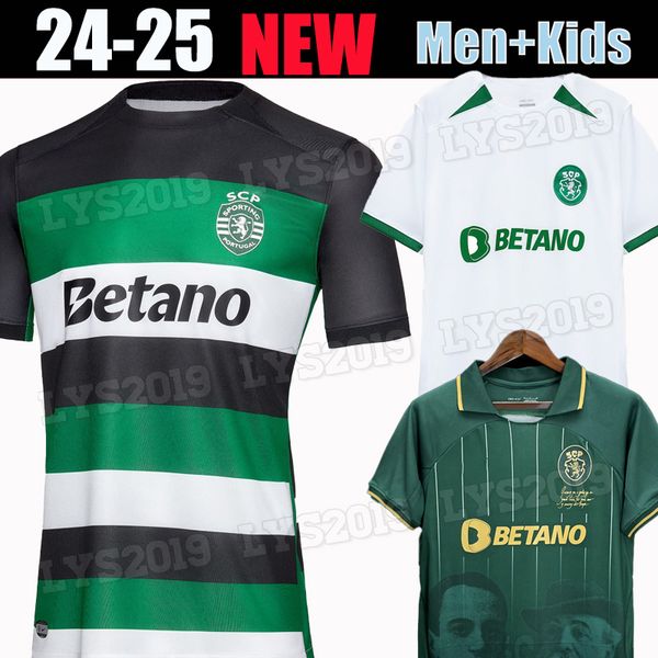 2024-2025 Maglie da calcio Sporting CP Lisboa Cup 'Cup Special Kit 60th Anniversary Lisbona a casa Terza 4a camicia da calcio Gyokokes