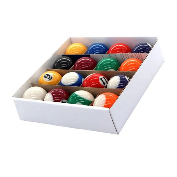 16x Mini Billiard Balls Resina Treinamento de mesa de bilhar Toys 25mm Eco Friendly Small Cue for Games Rooms Acessórios 240506