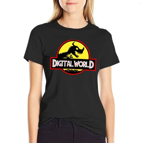 T-shirt Digital World Digital Worl Women corean Fashi