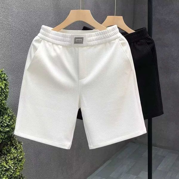 Herren -Shorts hochwertige Herren -Shorts Sommer American Gym Shorts Mode White Sports Short Pants High Street Herren Kleidung Streetwear 2024 Q240520