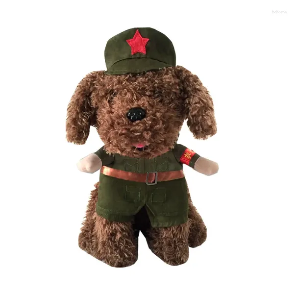 Hundekleidung Design Klassiker chinesischer militärischer Uniformstil Haustierhunde Mantel frei von CPAM -Kleidung