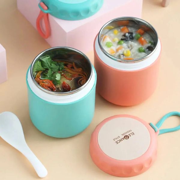 Isolierte Lunchboxen Food Jar Suppenschalen Edelstahl Vakuumflaschen Büro -Versiegelung für Geschäftsreisen Reise 240518