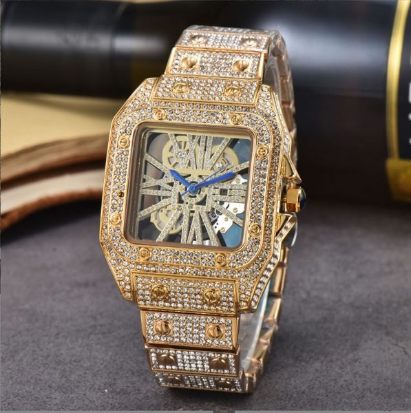 Diamond Dress regalo orologio sportivo uomo Guarda buona qualità di alta qualità sportiva bracciale in pelle marrone orologio da polso da donna da donna