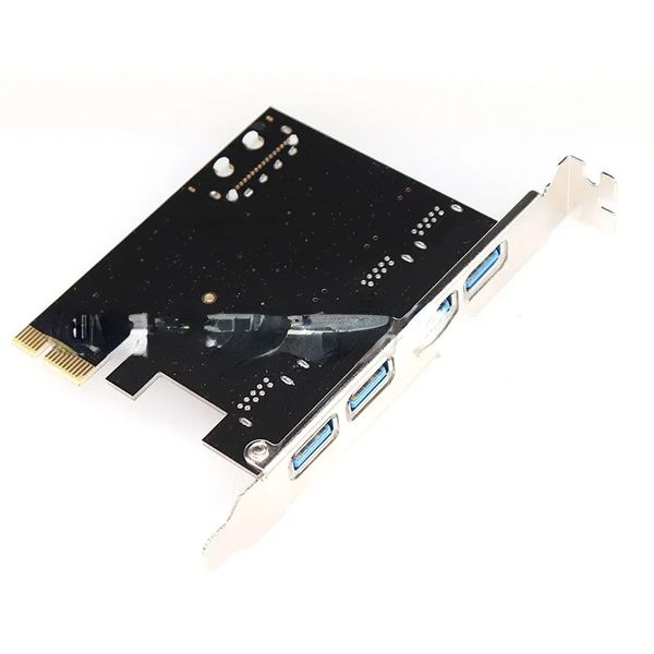 Новая высокоскоростная 4-скоростная 4-портовая карта PCI-E для PCI Express USB-адаптер USB с 4-портовым контроллером USB30