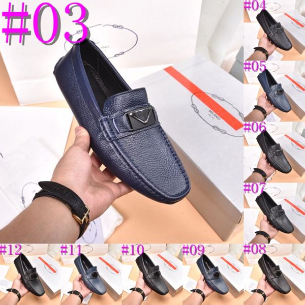 40model homens mocassins macios mocassins sapatos de vestido de alta qualidade Autumn outono de couro genuíno masculino sapatos de gestos de gestos de luxuosos