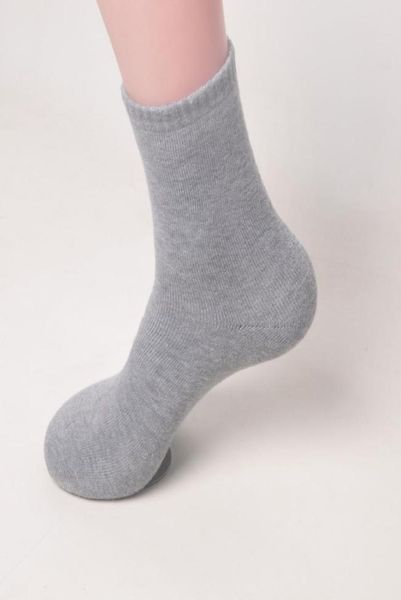 Moda Mens Sport Meias Mens High Quality Stylist Sock Cotton Blend Adolescentes confortáveis Meias cinza estudante de estudante One S6664320