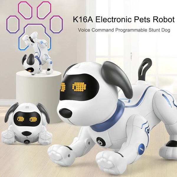 Intelligent Electronic Remote Control Dog Robot Dog Music Dance RC Robot Dog Voice Remote Control Toy Cildrens Gift 240517