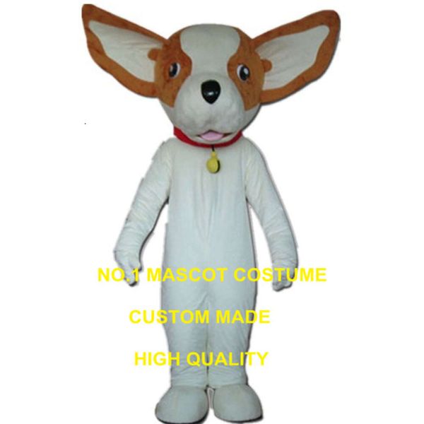 traje de mascote branco por atacado de desenho animado tem tema de cães anime trajes carnaval vestido de fantasia 3269 trajes de mascote