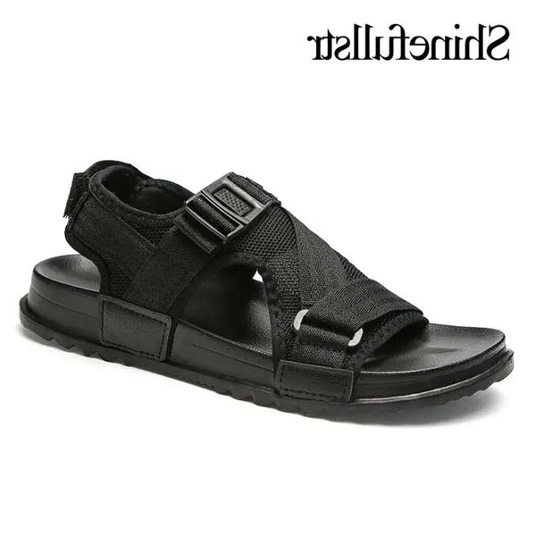 Plus -Size -Männer 271 Sandalen 2019 Sommerleichte Sandalias Schuhe Hombre Casual Flat Sandles Mens Open für schwarze graue Sandale 4 3a3 s