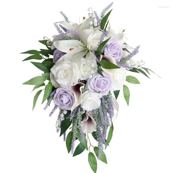 Hochzeitsblumen Wasser Drop Bouquet Vorräte für DIY -Blumenarrangements