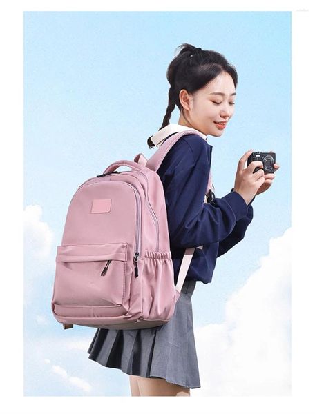 Backpack Mulheres adolescentes laptop laptop mochila estudante bolsa de ombro da escola coreana bolsa escolar Bagpack