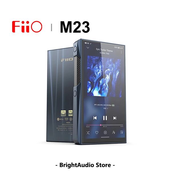 FIIO M23 нанимает без потерь Android10 Portable Music Player AMP USB DAC MP3 Audio AK4191EQAK4499EX Чипсы PEQ Bluetooth 50 240506