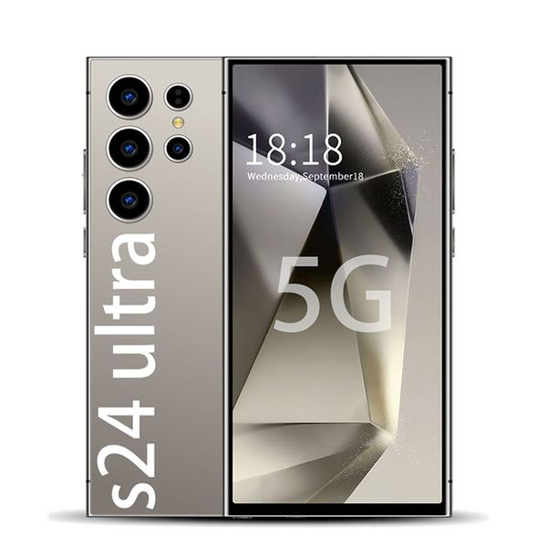 S24 Ultra Dual Dual Sim Dual Standby Android 5G cellulare Telefono 12 GB+1TB 6.8HD+display 13 MP+50 MP Smartphone Mobile Telefono GPS Play Video