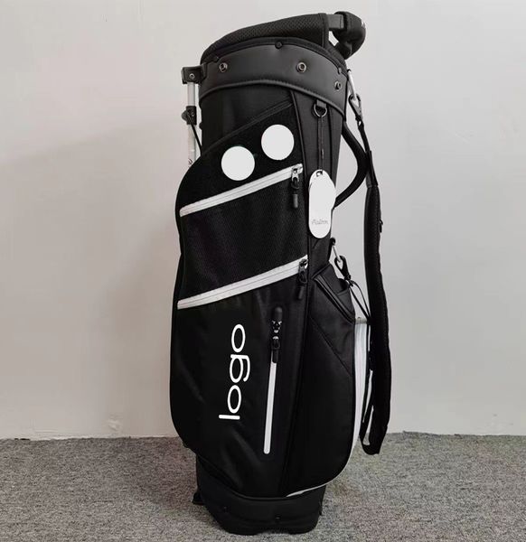 2024 Summer New Sports Sports Golf Stand Bag Pu Putas Impermeáveis de Alta Qualidade Designer Golfe Bagado Baldão Padrão de Logotipo de Logeira Bag 399