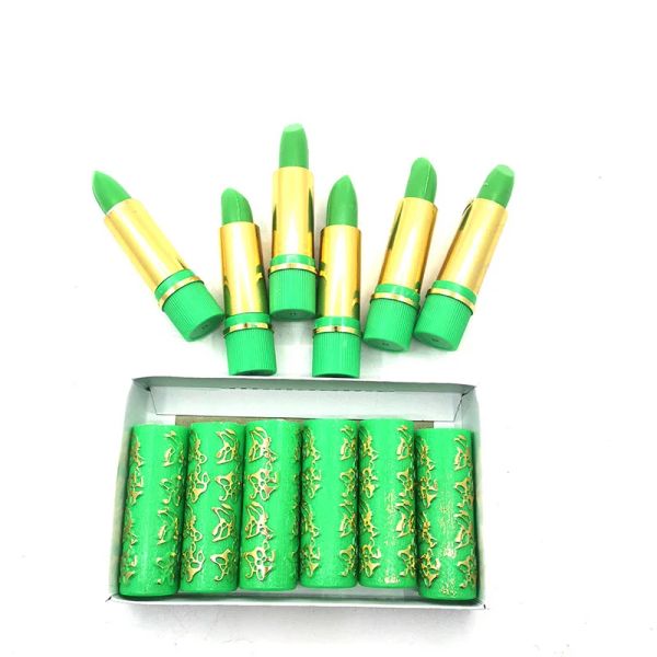 6шт горячий зеленый красная магия пятнистая помада Lafting Multicolor Lip Liner Butterfly Set Set Cosmetics Lips Make Up