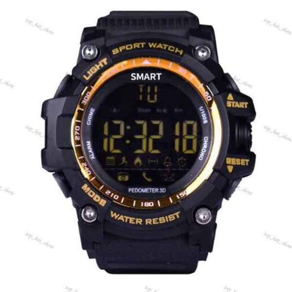 Relógio relógio inteligente relógio bluetooth impermeável ip67 5 atm smartwatch revogue pedômetro StopWatch Wristwatch Sport Watch para iPhone Android Telefone 145