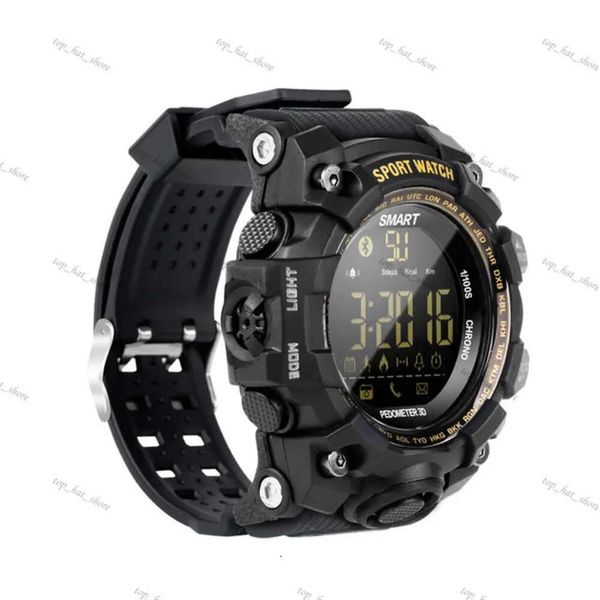 Relógio ex16s relógios inteligentes Bluetooth IP67 Smartwatch Relogios Relogios Pedômetro StopWatch Wristwatch FSTN Screen Watch for iPhone Android Watch 949