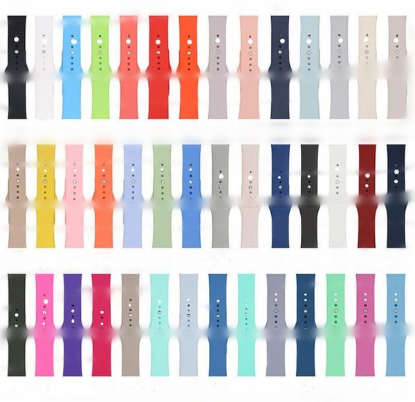 90 colori Silicone Watchband per smart orologio Samsung Galaxy Strap Sport Watch Bracciale Bracele Band 20mm 22mm 18mm