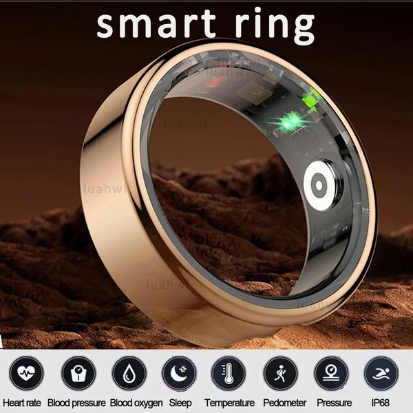 Многофункциональный R02 Smart Ring Health Screence Counter Sytre Мониторинг водонепроницаемых многострадотных режимов для мужчин Women IOS Android 240507