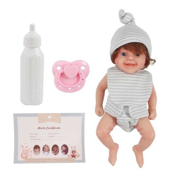 Dolls recém -nascidos realidade do bebê boneca Silicone All fofo Little Baby Reality Simulation S2452202 S2452203