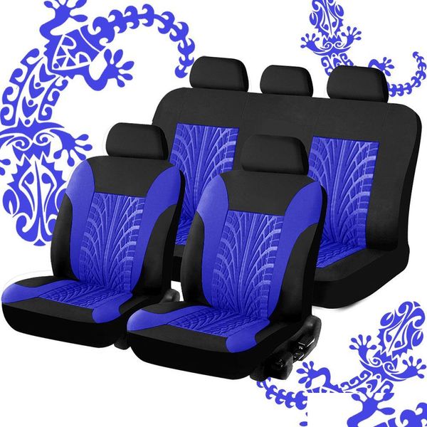 Autositzabdeckungen 4/9PCs ERS SET SET SETTE MEISTE CARS -Styling -Beschützer Four Seasons Drop Lieferung Mobile Motorräder Innenzubehör DHO6A