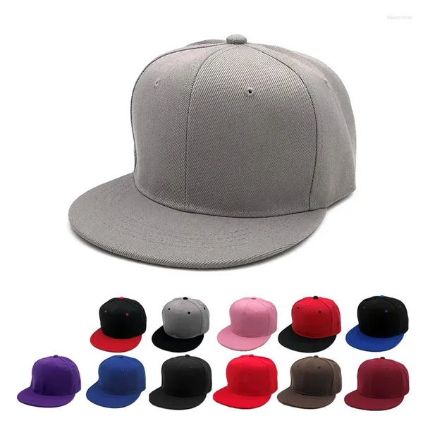 Шаровые шапки высококачественные мужские женщины бейсболка хип-хоп оптовые взрослые сплошные сплошные сплошной простые простые снимки Регулируемая Multi Co