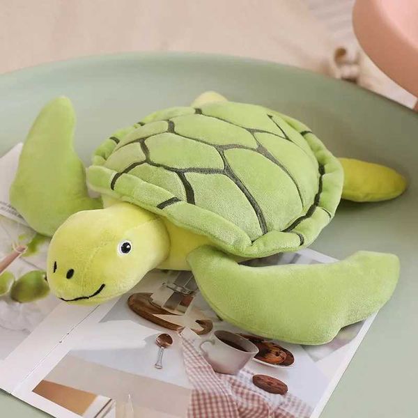 Плюшевые куклы 30см-80 см зеленый плюшевый черепахой игрушка милая черепаха плюшевая подушка для девочек для девочек День Ванлентина Подарок H240521