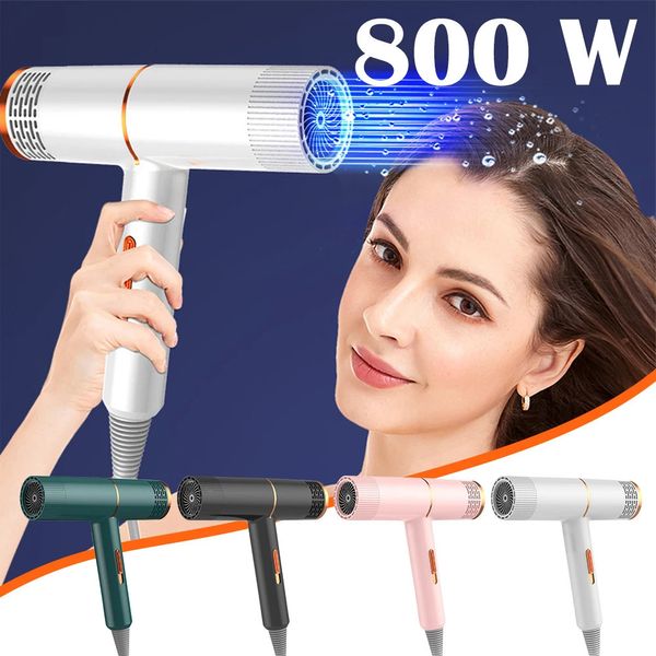 800 w Hair asciugacapelli per capelli Electric Blow Assicatore di asciugatrice potente Fresco vento Dryer Professional Salon Hair Essiccatore per la cura dei capelli 240520