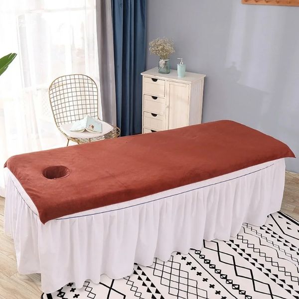 80/190 cm Mikrofaserfaltenfest kosmetische Salon Massage Spa Bettlaken Couch Home Bettwäsche Artikel einfacher Tischabdeckung