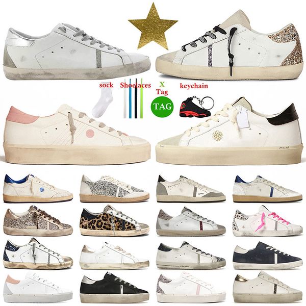 golden goose sneakers golden goose designer sapatos homens treinadores designer super estrela vintage velho sujo italy marca mulheres bola estrela loafers tênis casuais 【code ：L】