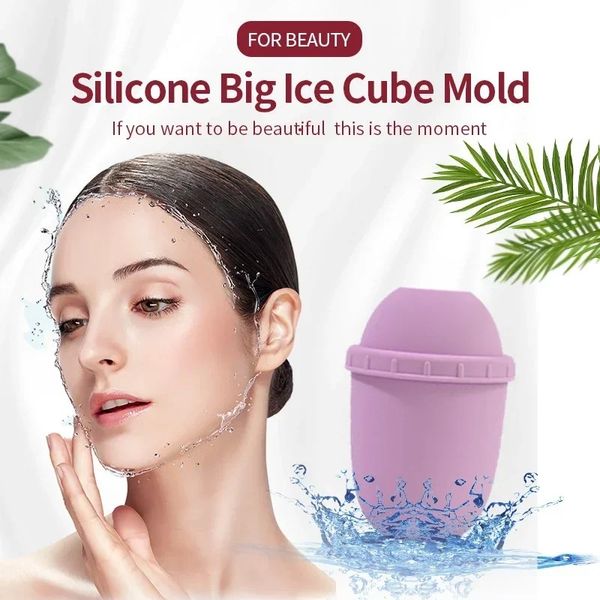 Hautpflege Schönheit Heben Konturierwerkzeug Silikon Eiswürfel Ice Globe Eiskugeln Gesicht Massagebaste Gesichtsrolle Reduzieren