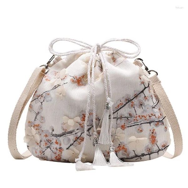 Tasche weibliche Modelle Frühling und Sommer kleiner chinesischer Märchenpreis Hanfu Stickerei Ancient Wind Messenger