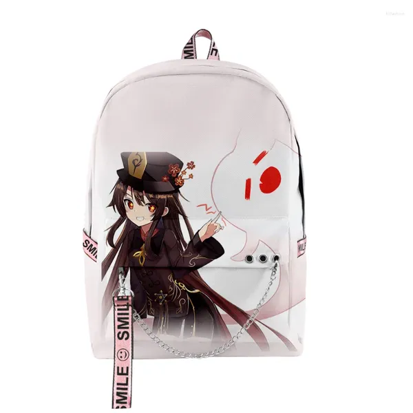 Backpack Fashion Genshin Impact Hutao Student School School School