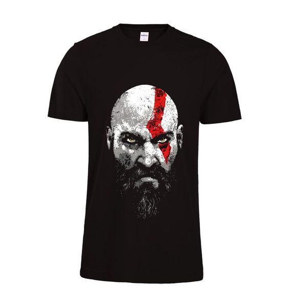 2018 God of War Tshirt Gamer Tshirt Geek Shirt Kratos Shirt grafico God of War 4 maglietta da gioco TEE8985926