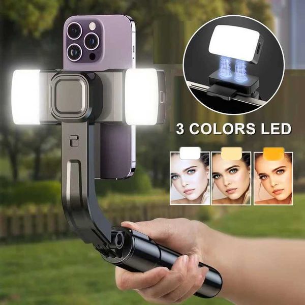 Selfie Monopods Schockdes Handheld Universal Joint Smartphone Stabilisator Wireless Fernbedienung Schießen Selfie Stick Tripod S2452901