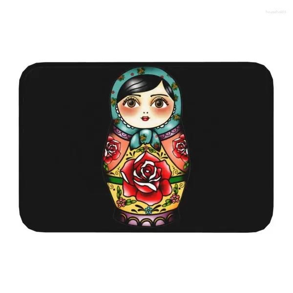 Tappeti personalizzati Russia Matryoshka bambola portiere antiscivolo ingresso cucina vano per bagno tappetino arte arte del soggiorno tappeto tappeto tappeto tappeto tappeto