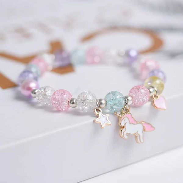 Schmuckmakersland Süßes Perlenarmband Geeignet für Kinder Frauen Süßes Blumenheiztbänder Armbänder Kinder Mädchen Charming Schmuck Geschenk Großhandel WX5.21