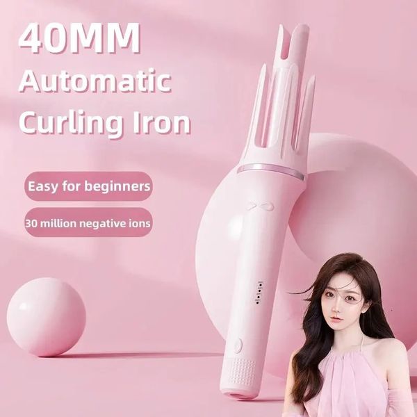 Cabelo de cabelo de cabelo automático Curler de ferro 28mm com 4 modos de temperatura desligamento automático para segurança diferentes estilos 240517