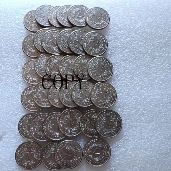 US A un set di 1883-1914 34pcs Cinque centesimi di promozione di promozione di monete di copia artigianale