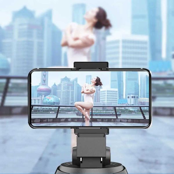 Selfie Monopods Automatisch intelligentes Remote -Selfie -Stick mit 360 -Grad -Rotation Mobiltelefonhalter Facial Tracking Camera Tripod für vi