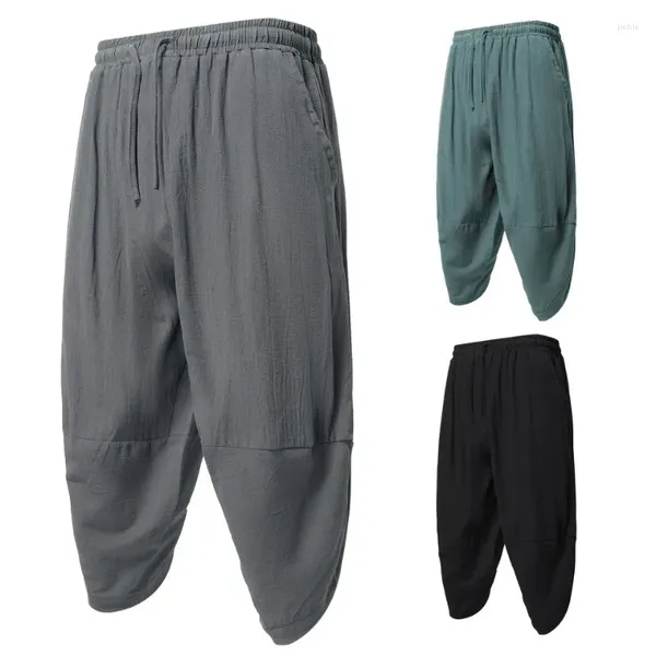 Calça masculina tamanho europeu de verão Comércio exterior estilo chinês LOUGO ALTONO ANADE